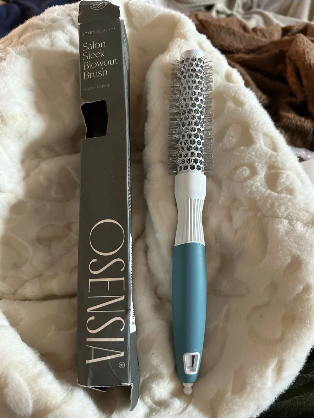 OSENSIA professional Ceramic Ionic Infused Blowout Brush - 20mm (0.75 inch) NEW